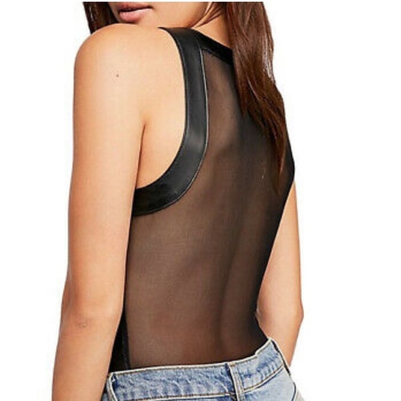NWT Free People She's a Vegan Bodysuit XSmall - Picture 4 of 8